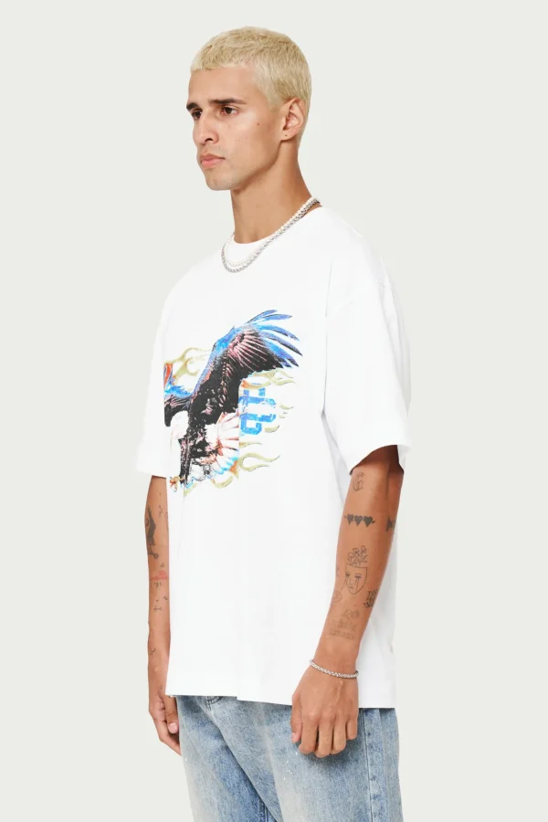 The Couture Club T-Shirts-Graphic Flame Vintage T-Shirt