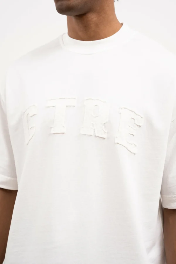 The Couture Club T-Shirts-Heavyweight Ctre Applique T-Shirt
