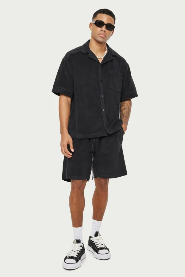 The Couture Club Twinsets-Heavyweight Towelled Shorts