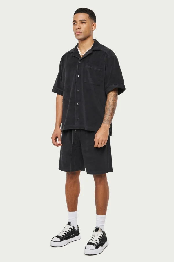 The Couture Club Twinsets-Heavyweight Towelled Shorts