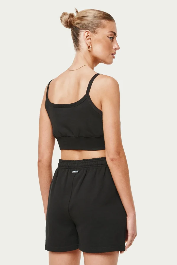 The Couture Club Tops-Jersey Logo Crop Top