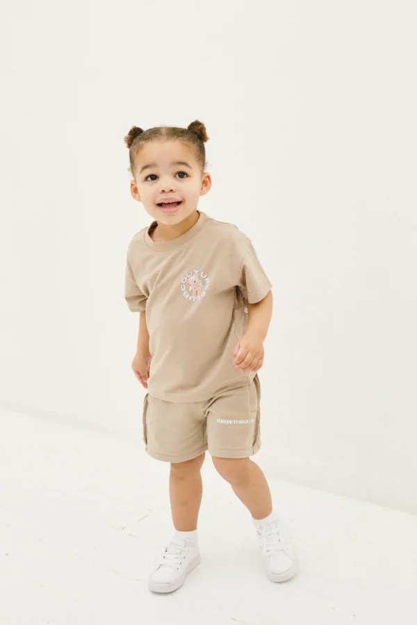 The Couture Club T-Shirts-Kids Circle Graphic Teddy T-Shirt