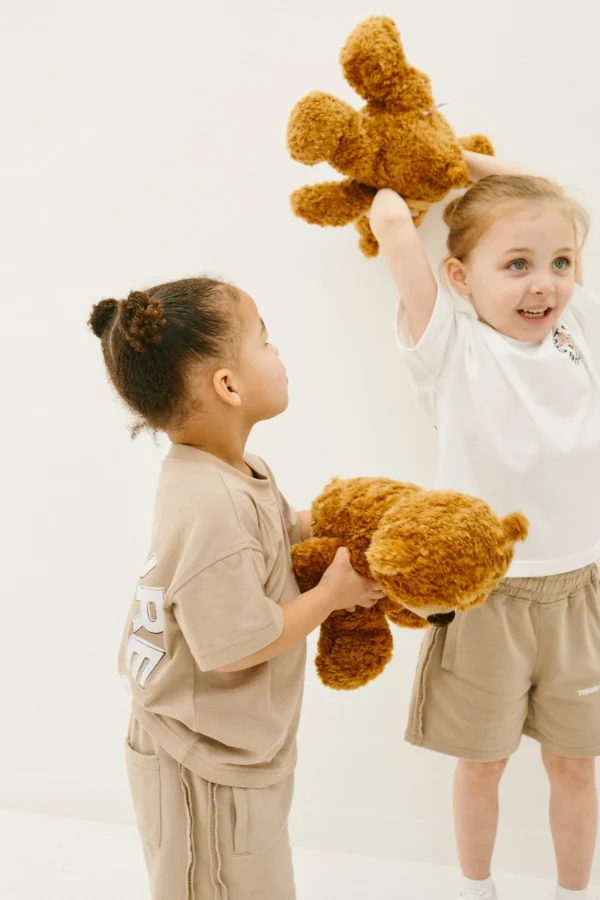 The Couture Club T-Shirts-Kids Circle Graphic Teddy T-Shirt
