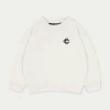The Couture Club Hoodies & Sweatshirts-Kids Cracked Emblem Crew Sweatshirt