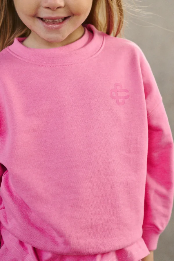The Couture Club Tracksuits & Sets-Kids Emblem Print Sweat