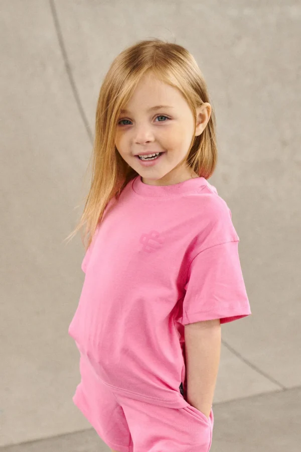 The Couture Club T-Shirts-Kids Emblem Puff Print T-Shirt