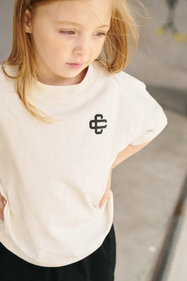 The Couture Club T-Shirts-Kids Emblem Puff Print T-Shirt