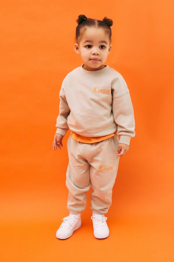 The Couture Club Tracksuits & Sets-Kids Globe Print Sweat