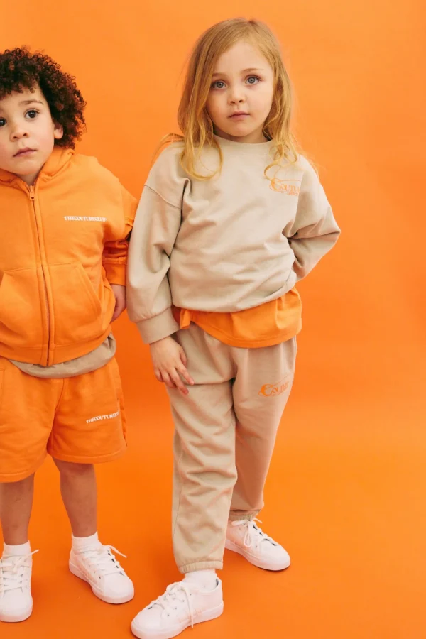 The Couture Club Tracksuits & Sets-Kids Globe Print Sweat