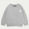 The Couture Club Tracksuits & Sets-Kids Knitted Emblem Crew