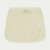 The Couture Club Co-Ords & Sets-Knitted Tie Waist Micro Skirt