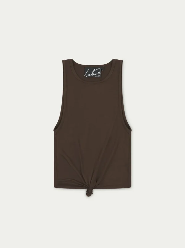 The Couture Club Tops-Knotted Racer Vest