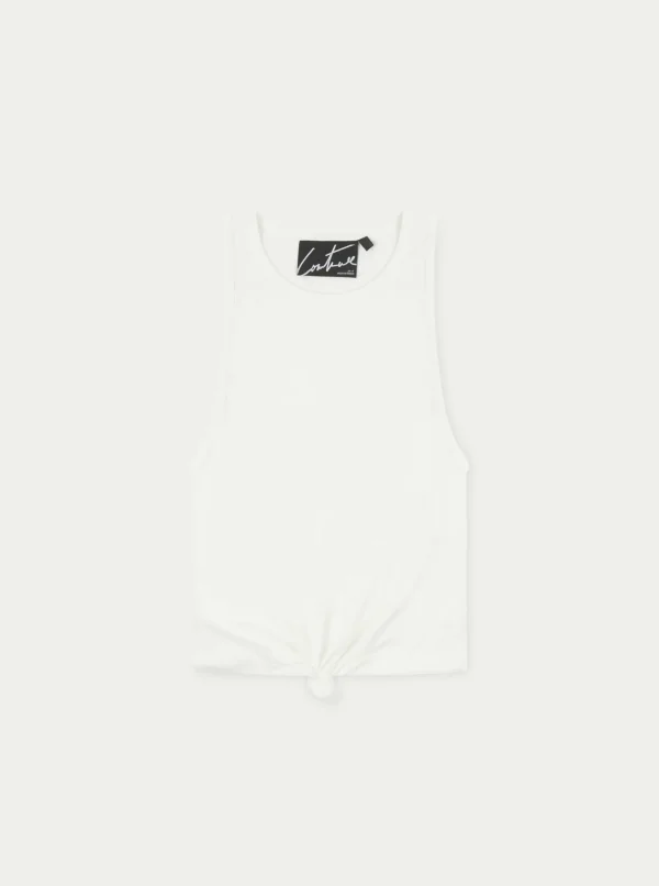 The Couture Club Tops-Knotted Racer Vest