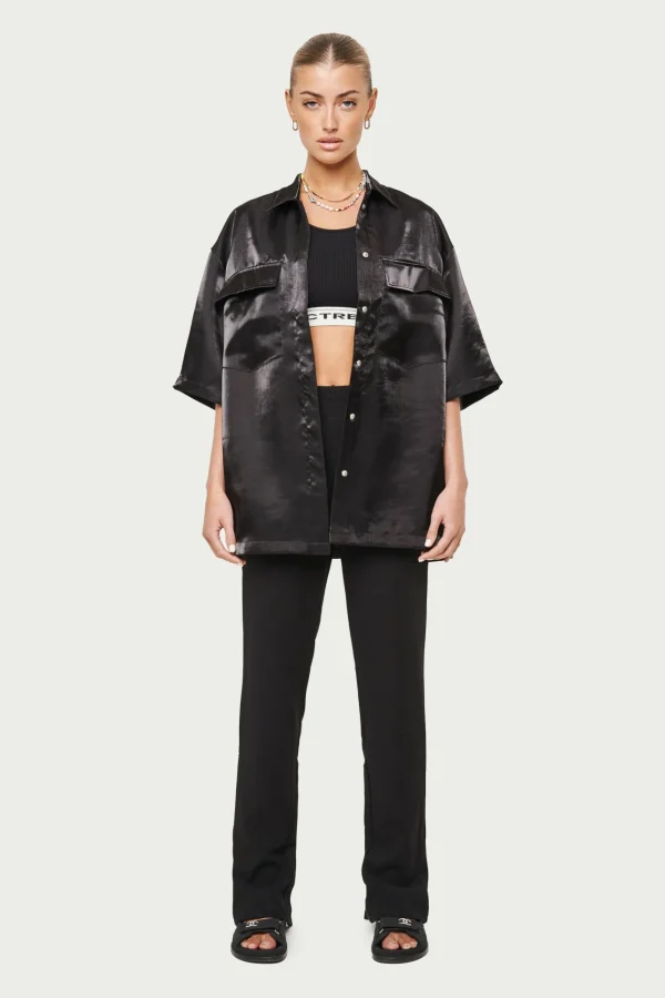 The Couture Club Tops-Love Always Organza Shirt