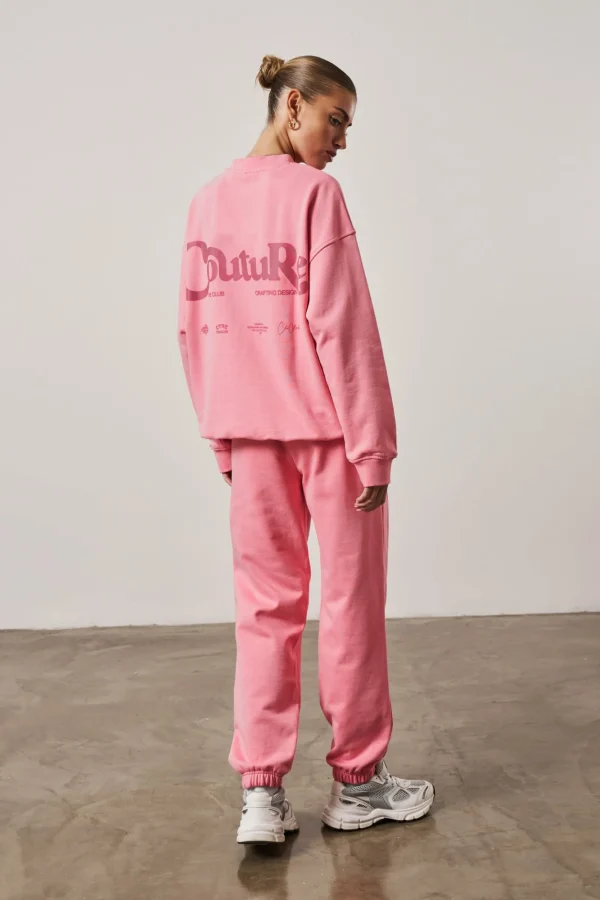 The Couture Club Joggers-Mixed Font Couture Logo Joggers