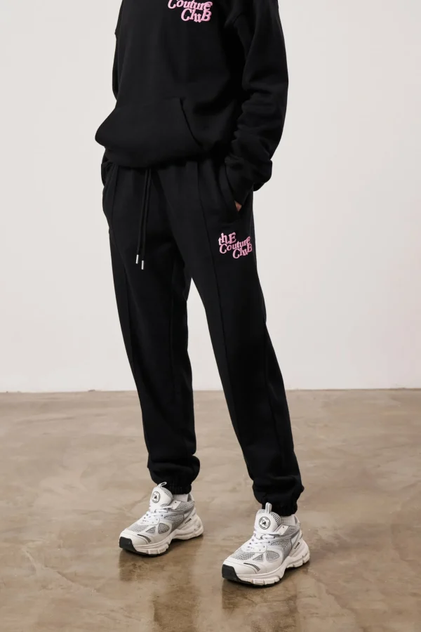 The Couture Club Tracksuits-Multi Font Members Only Joggers