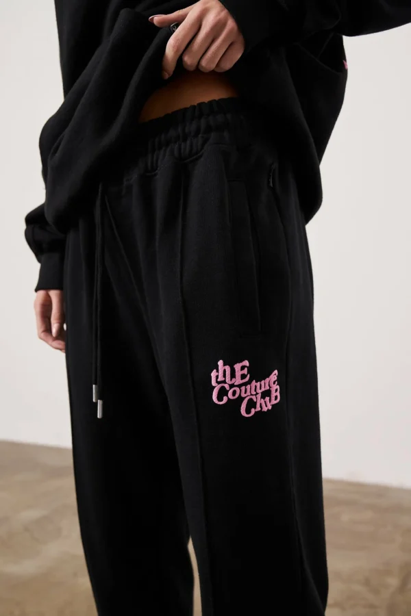 The Couture Club Tracksuits-Multi Font Members Only Joggers