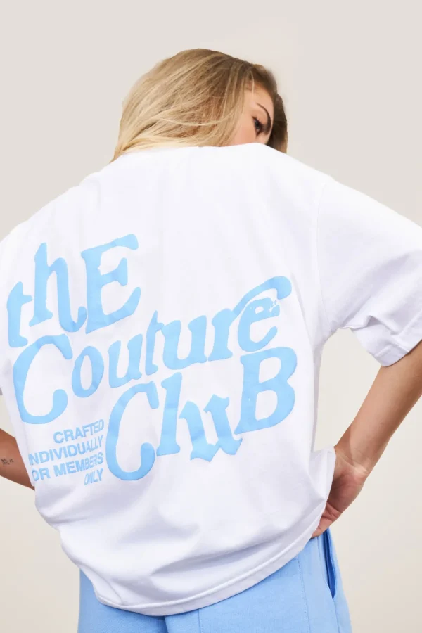 The Couture Club T-Shirts-Multi Font Relaxed T-Shirt