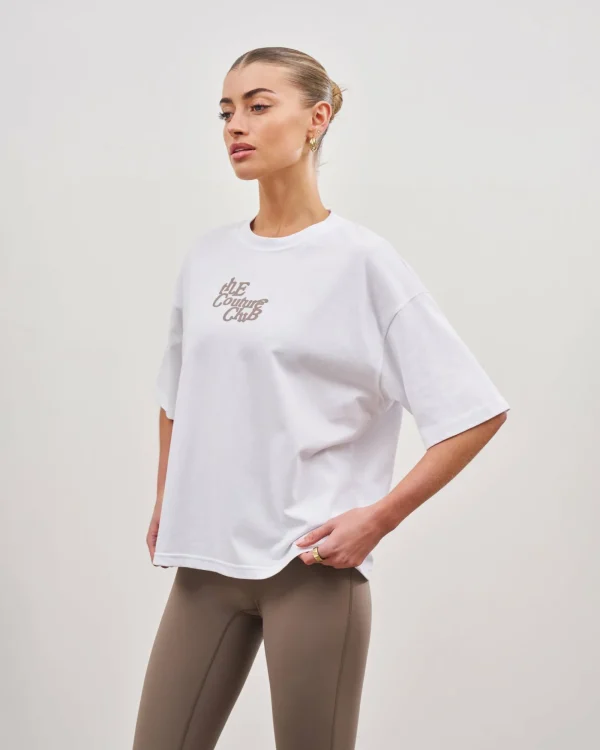 The Couture Club T-Shirts-Multi Font Relaxed T-Shirt