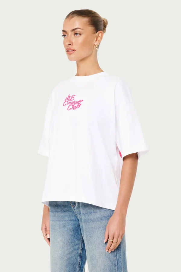 The Couture Club T-Shirts-Multi Font Relaxed T-Shirt