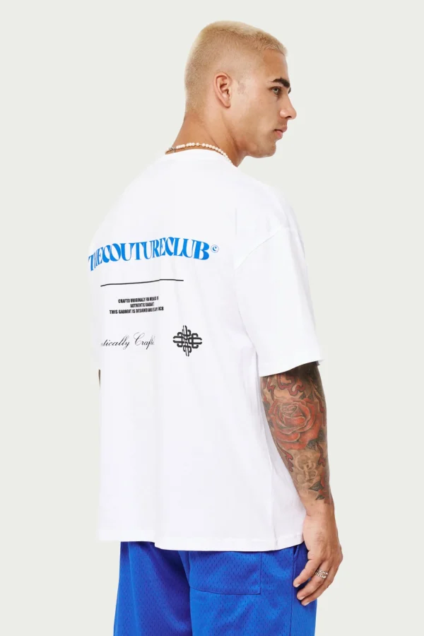 The Couture Club T-Shirts-Multi Graphic Relaxed T-Shirt
