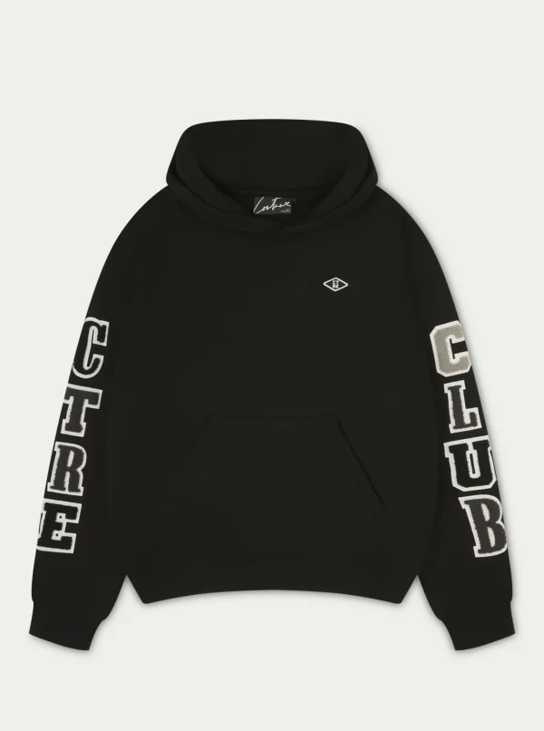 The Couture Club Hoodies-Multibadge Chenille Hoodie