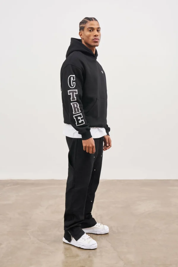 The Couture Club Hoodies-Multibadge Chenille Hoodie