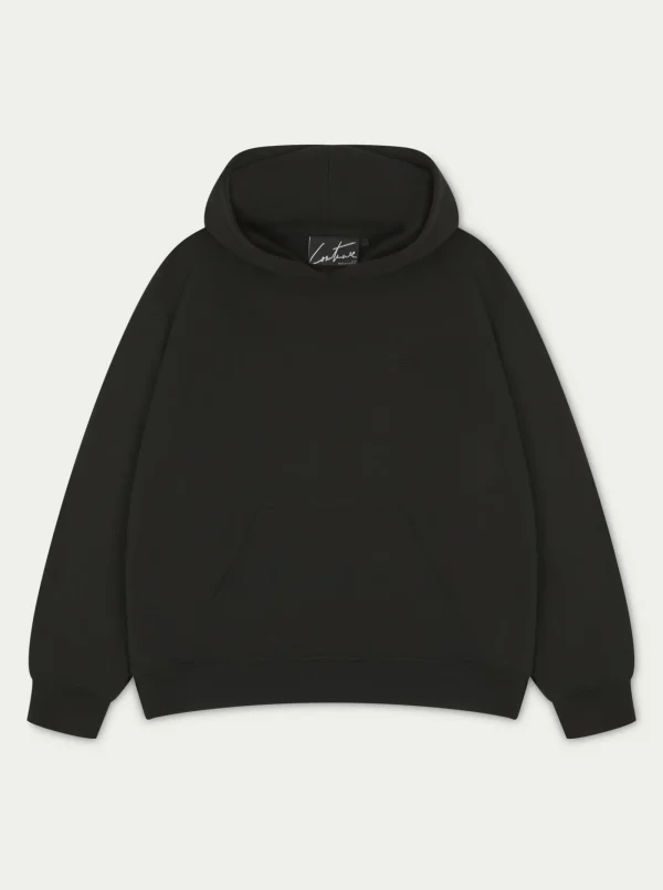 The Couture Club Hoodies-Outline Emblem Relaxed Hoodie