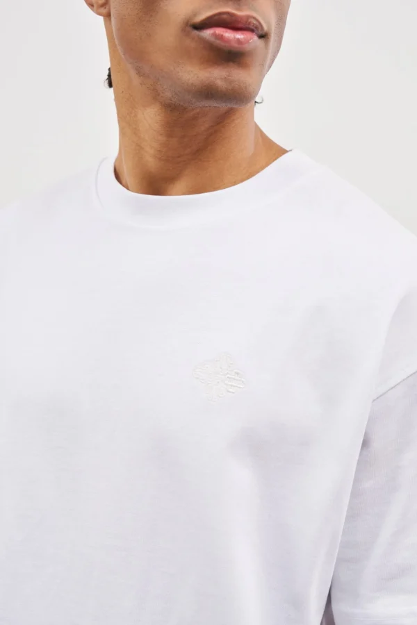 The Couture Club T-Shirts-Outline Emblem Relaxed T-Shirt