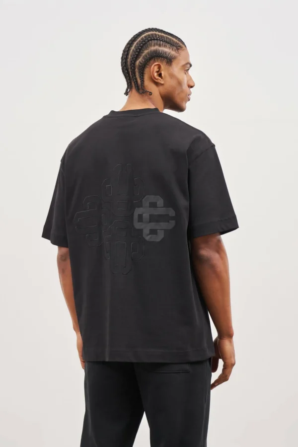 The Couture Club T-Shirts-Outline Emblem Relaxed T-Shirt