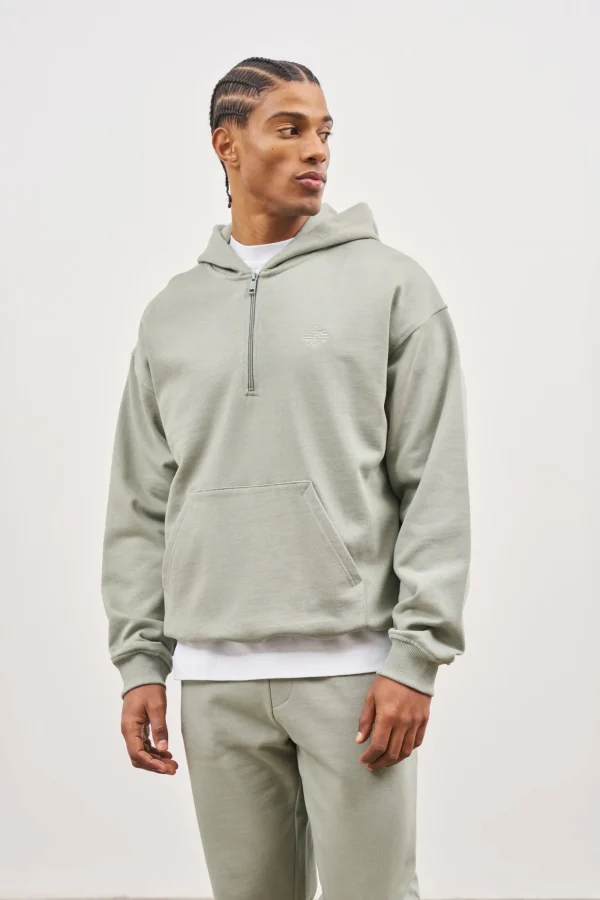 The Couture Club Tracksuits-Outline Embroidered Emblem Hoodie