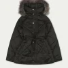The Couture Club Coats & Jackets-Oversize Fur Hooded Parka Jacket