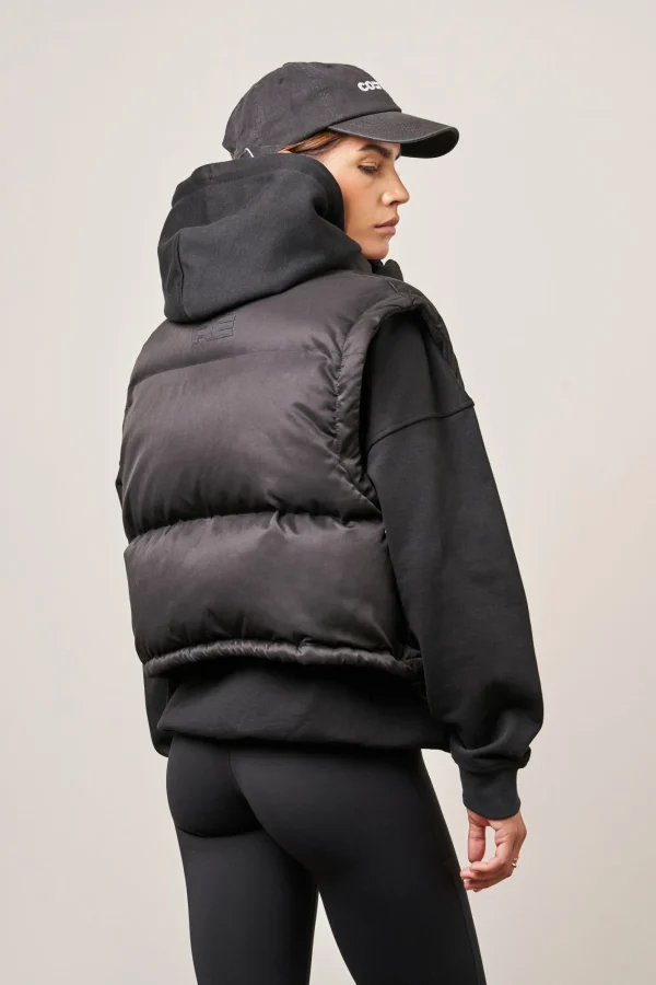 The Couture Club Coats & Jackets-Oversized Cropped Gilet