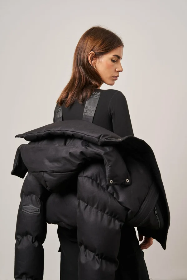 The Couture Club Coats & Jackets-Oversized Tie Hem Puffer Jacket
