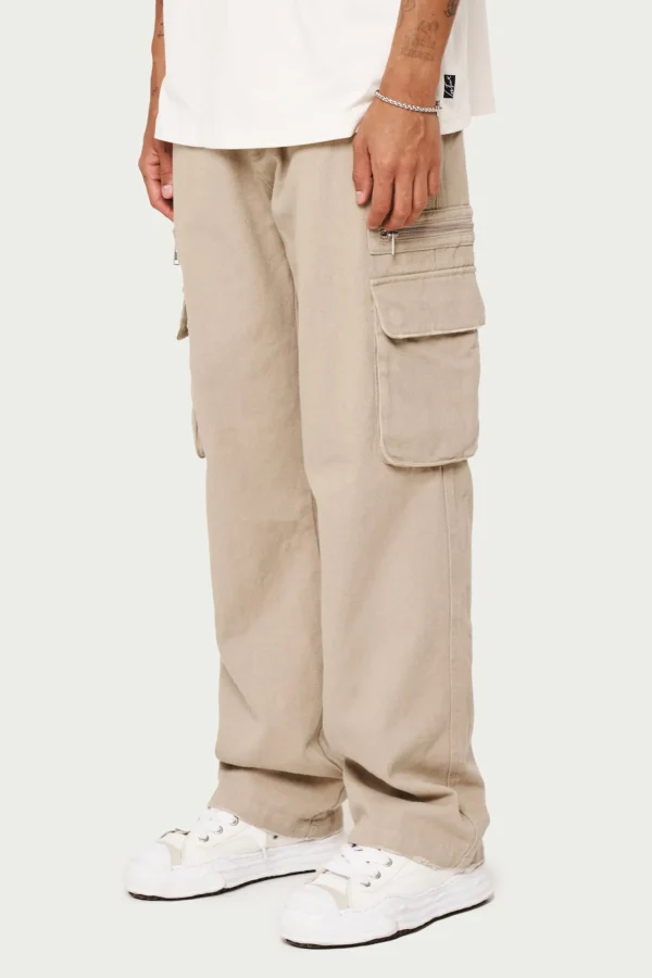 The Couture Club Cargo Pants-Patch Pocket Twill Cargos