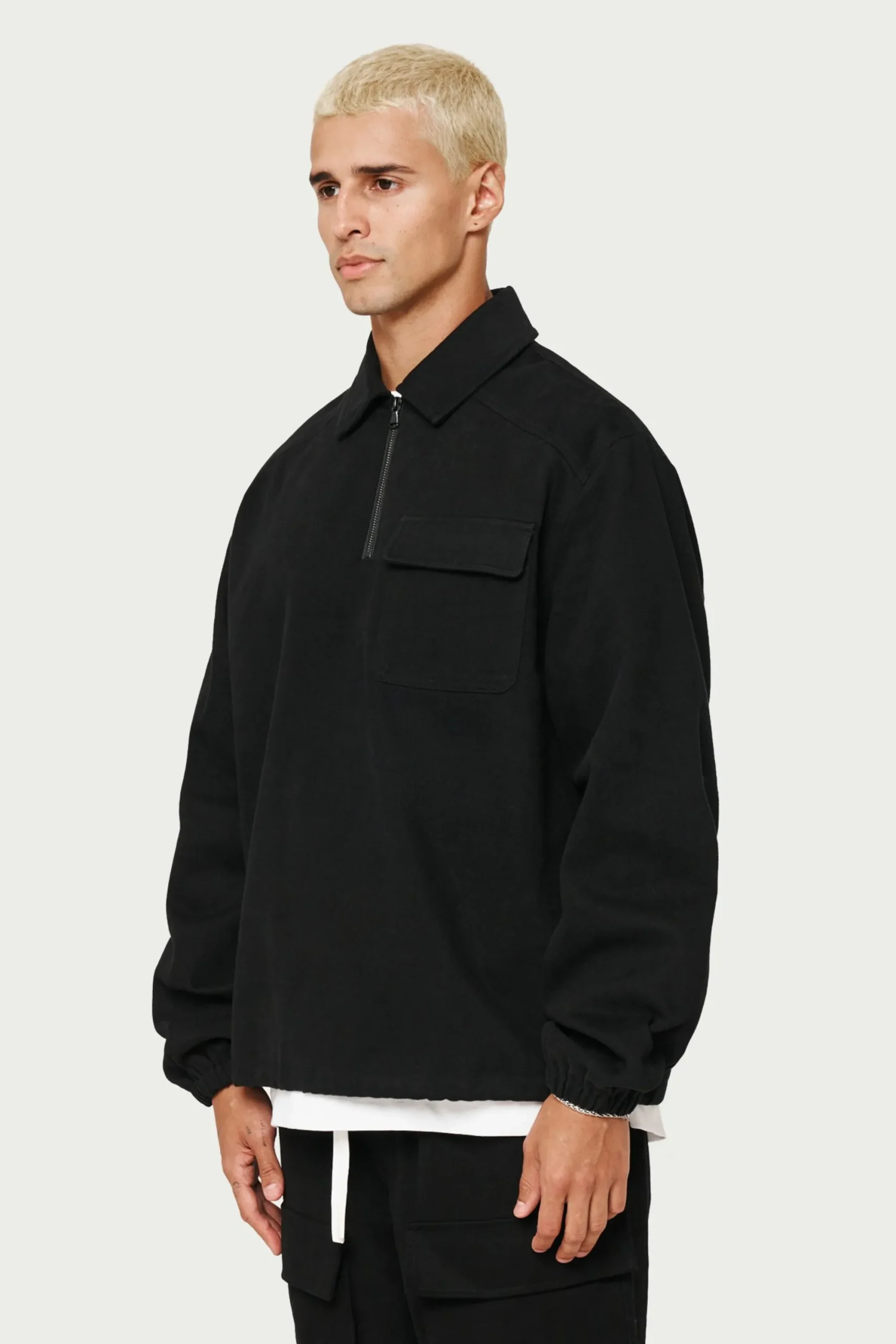 quarter_zip_pull_over_sha_3.webp The Couture Club Coats & Jackets-Quarter Zip Pull Over Shacket