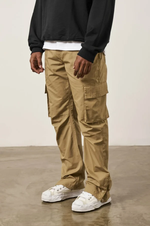 The Couture Club Cargo Pants-Ripstop Relaxed Cargo Trousers