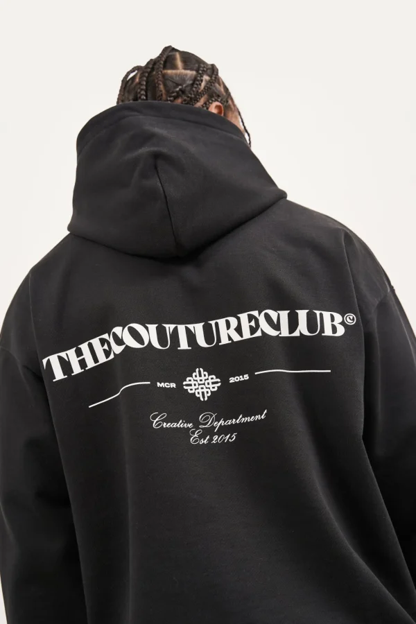 The Couture Club Hoodies-Script Multi Graphic Hoodie