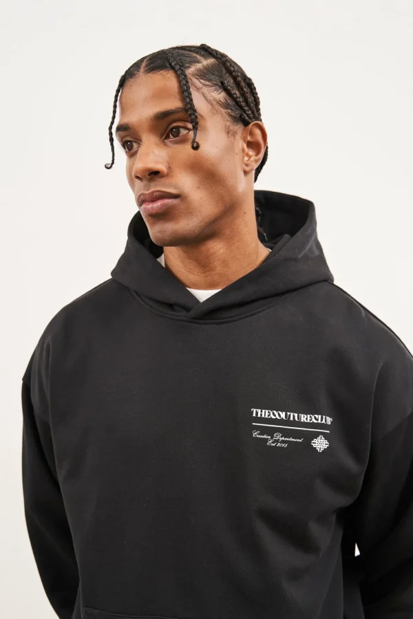 The Couture Club Hoodies-Script Multi Graphic Hoodie