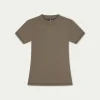 The Couture Club Tops-Sculpting Stretch Emblem Baby Tee