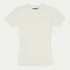 The Couture Club T-Shirts-Sculpting Stretch Emblem Baby Tee