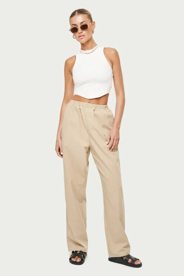 The Couture Club Tops-Sculpting Stretch Emblem Racer