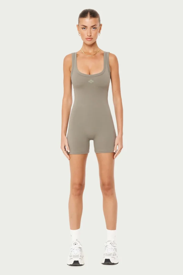 The Couture Club Unitards-Sculpting Stretch Emblem Unitard