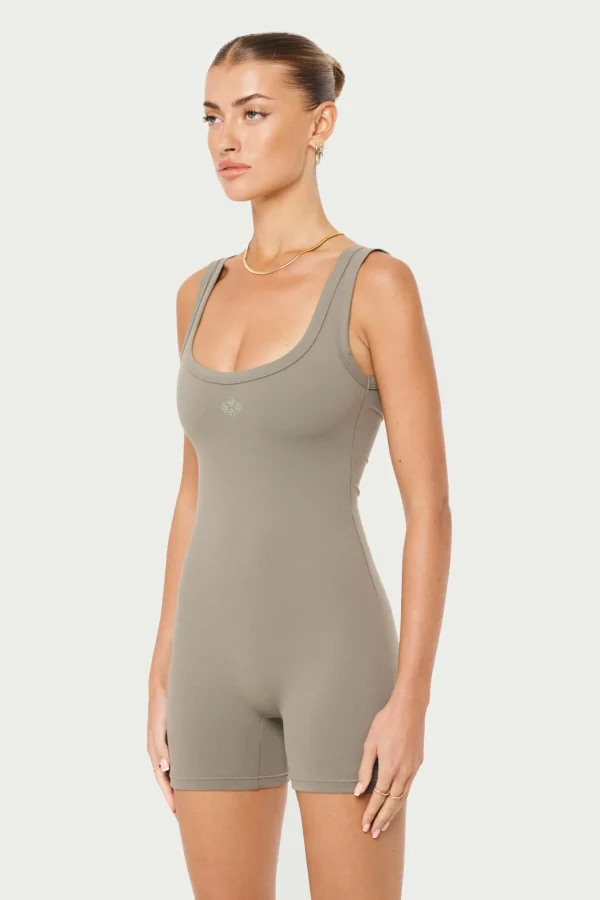 The Couture Club Unitards-Sculpting Stretch Emblem Unitard