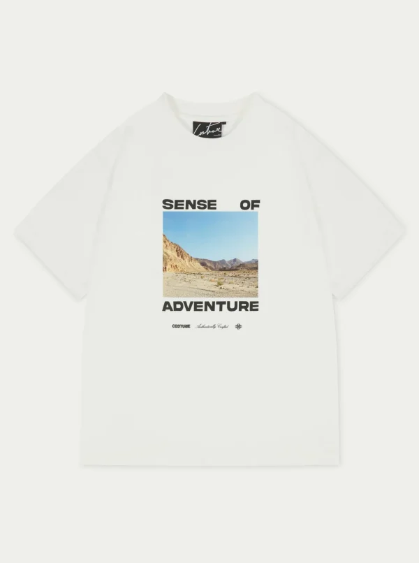 The Couture Club Tops-Sense Of Adventure Oversized T-Shirt