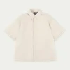 The Couture Club Shirts-Short Sleeve Padded Shirt
