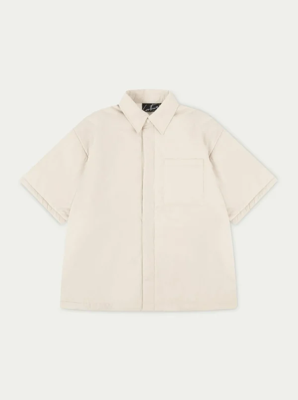 The Couture Club Shirts-Short Sleeve Padded Shirt