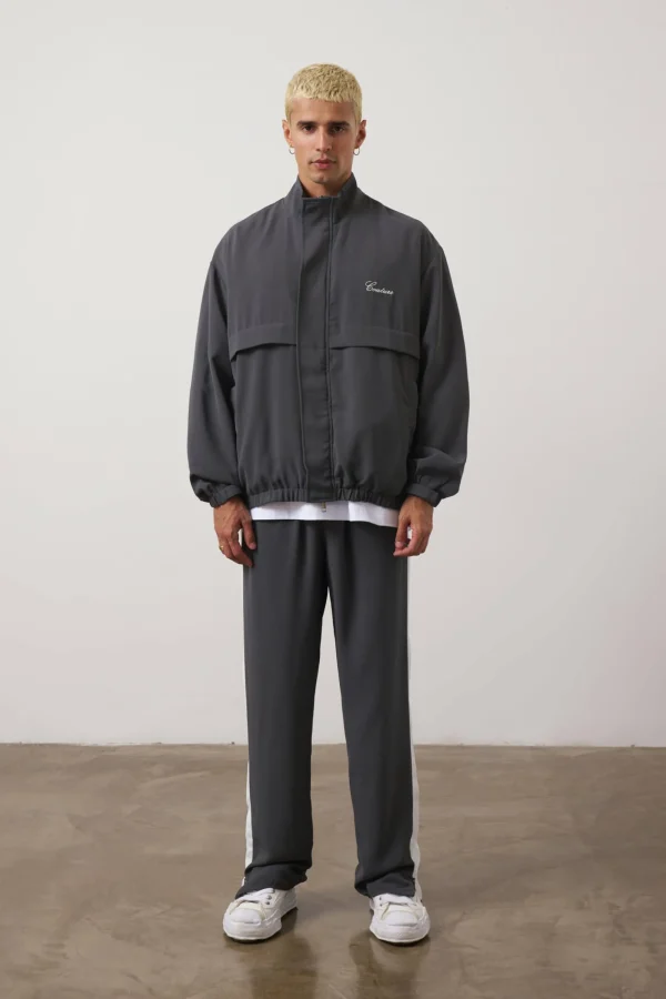 The Couture Club Twinsets-Smart Lightweight Track Jacket