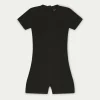The Couture Club Tops-Soft Touch Short Sleeve Fitted Unitard
