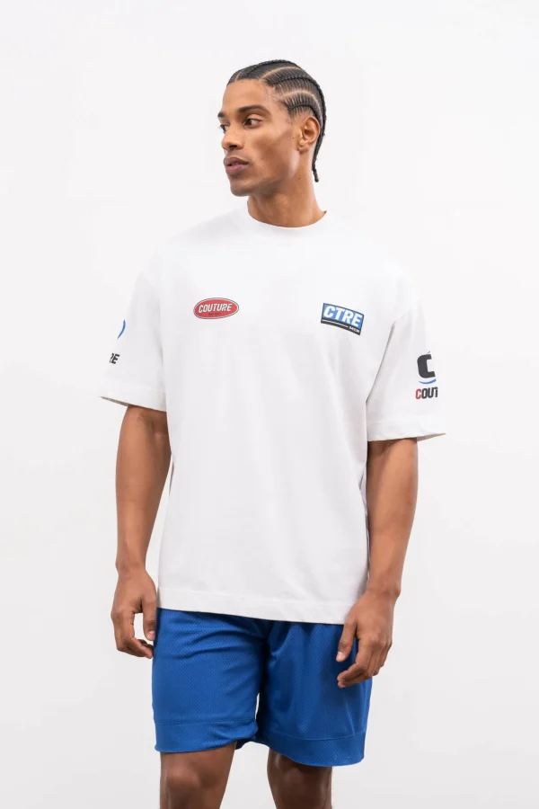 The Couture Club T-Shirts-Sports Multi Logo T-Shirt